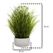 Iarbă artificială în ghiveci, 40 cm