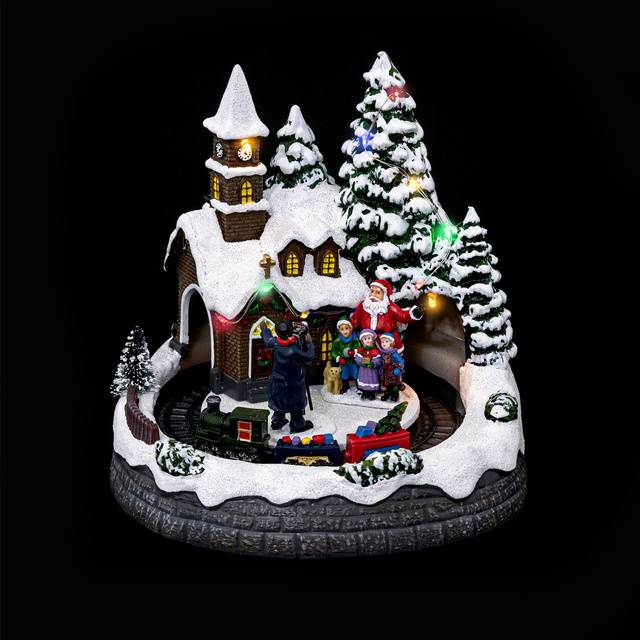 Satul de Craciun Betleem, cu iluminare LED