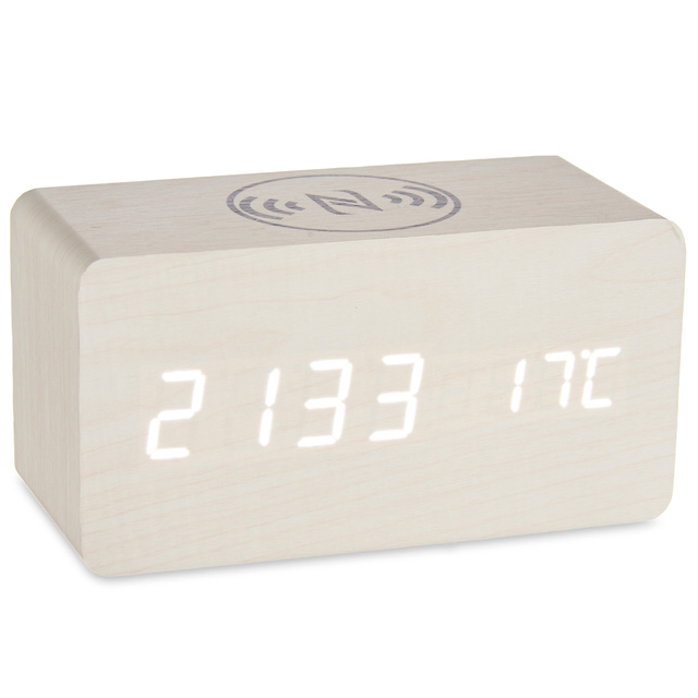 Ceas cu încărcător de telefon fără fir