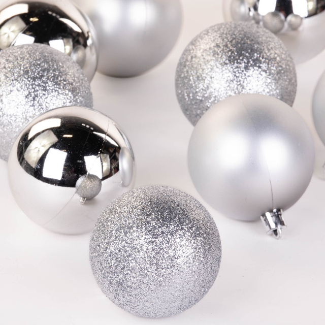 Set globuri de Craciun, Ø 6 cm, 12 bucati