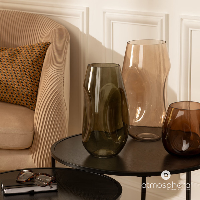 Vază sticlă destructurată Bravi H33