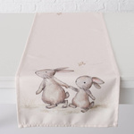 Stergar de Paste cu modelul iepurasi Knuffi, 140 x 40 cm