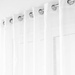 Perdea cu inele LISSEA, alb
