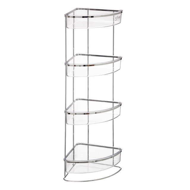 Raft de baie MANTA pe colț, 4 niveluri, în picioare