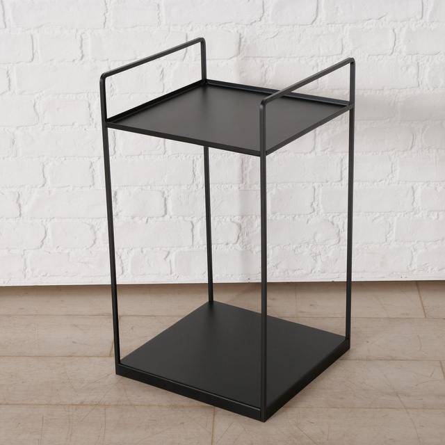 Set 2 măsuțe de cafea loft Como, negru