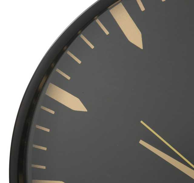 Ceas de perete cu limbi aurii, Ø 40 cm