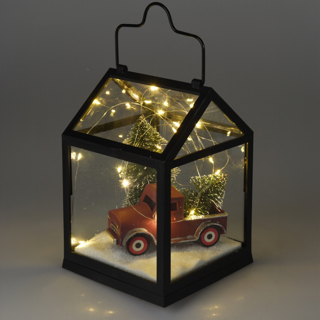 Lanterna cu scenă de sărbătoare, 21 cm