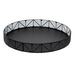 Tava decorativa stil Boho, diametru 30 cm, neagra