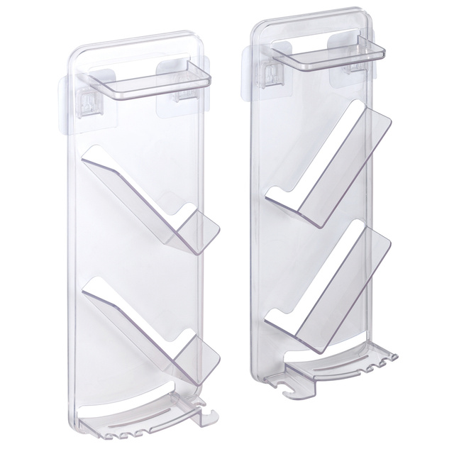 Set 2 rafturi pentru dus, montaj fara gaurire