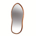 Oglindă suspendabila asimetrică OLM, ramă din lemn de paulownia, 44,5 x 75 cm