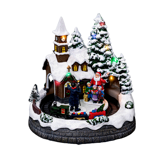 Satul de Craciun Betleem, cu iluminare LED