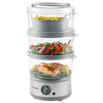 Aparat de gătit cu aburi cu 3 niveluri PETRA, 500 W, 7,5 l