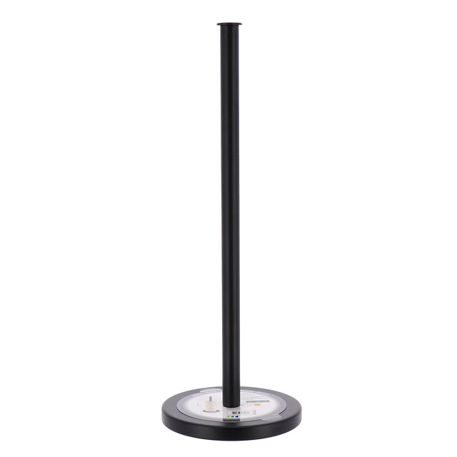 Suport pentru hârtie igienică BLACKLINE, negru mat, Ø 15 cm