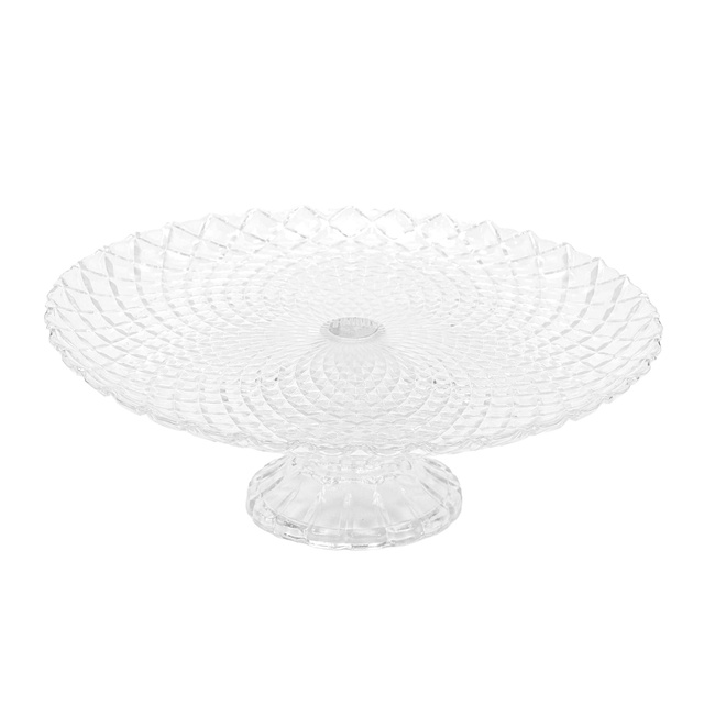 Farfurie de tort, sticla, Ø 28,5 cm