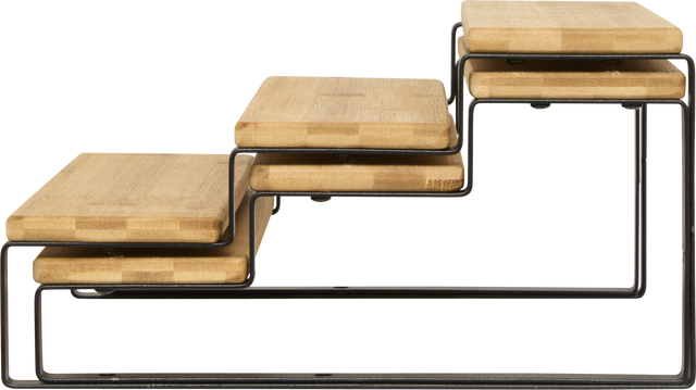 Raft pentru blat de bucătărie 2 în 1 ORDERA, lungime de la 32 la 64 cm, negru