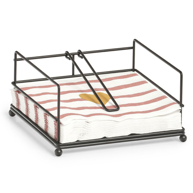 Suport pentru servetele, metalic, 17 x 17 x 9 cm, ZELLER