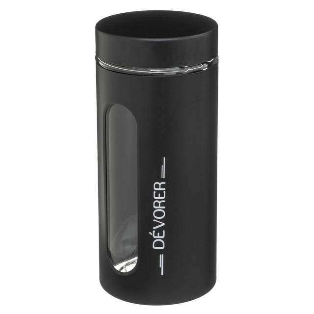 Recipient alimentar din sticla NEGRA, 1250 ml