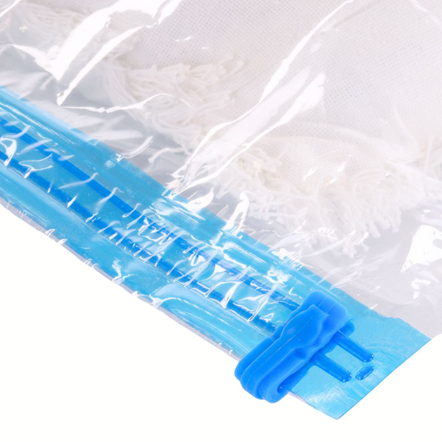 Sac aspirator pentru haine, 2 bucati, 40 x 60 cm