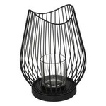 Suport metalic pentru o lumanare, 23,5 cm