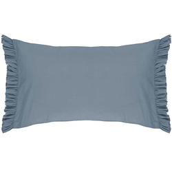 Perna decorativă din bumbac, pernă ornamentală, 100% bumbac - culoare albastră, Essenza, Blue