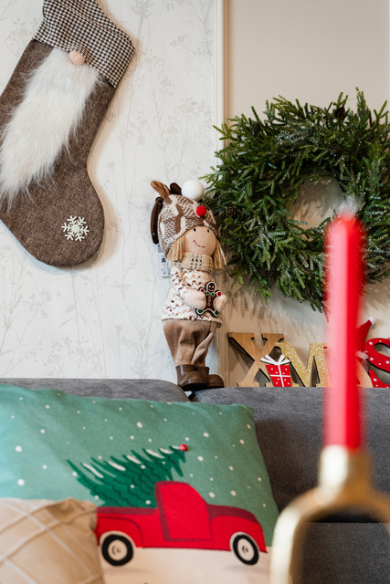 Șosetă cadou, 26 x 40 cm, fetru