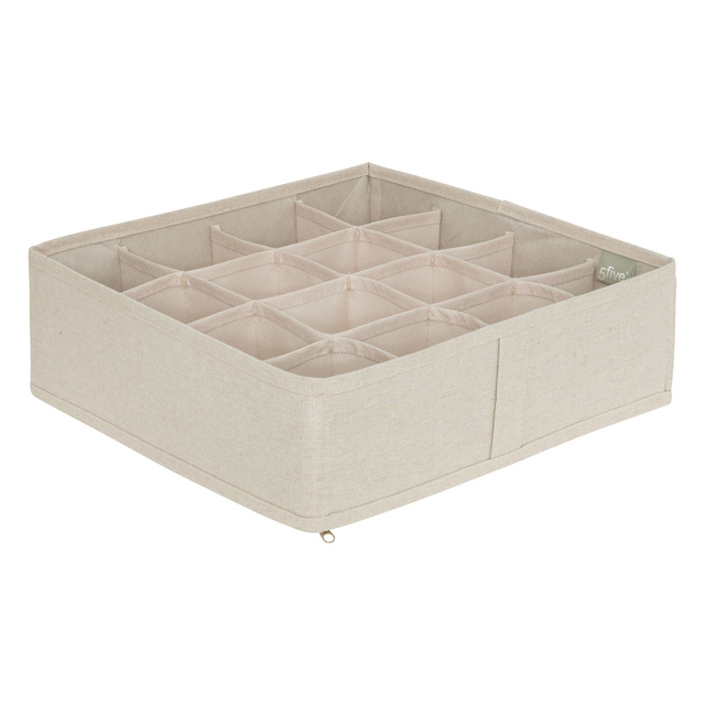Organizator pentru sertare DRESSY, 16 compartimente, 31 x 31 cm