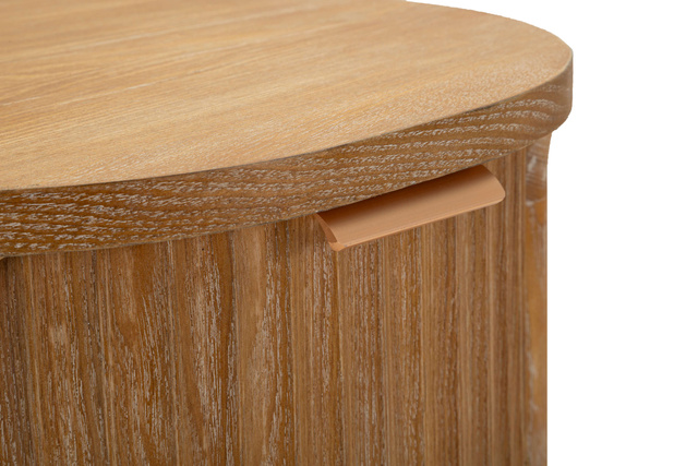 Noptieră GOTEBORG cu două sertare, stil nordic, înălțime 52 cm