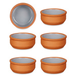 Vas de ceramica, vas cu interior vitrat