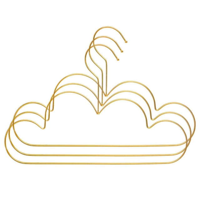 Umerașe în formă de nor, metal, 3 piese în set