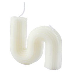 Lumanare decorativa in forma de val ARTY