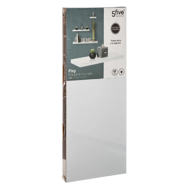 Raft decorativ FIXY, 60 cm, alb