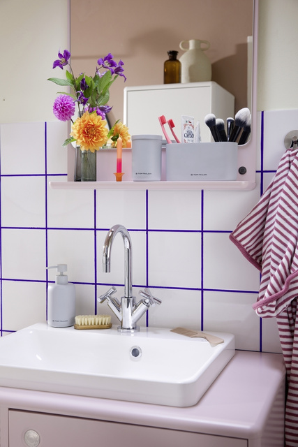 Organizator pentru baie cu pahar dublu TOM TAILOR