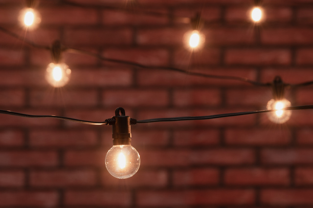 Ghirlandă LED cu becuri filament, 4 m, lumină caldă