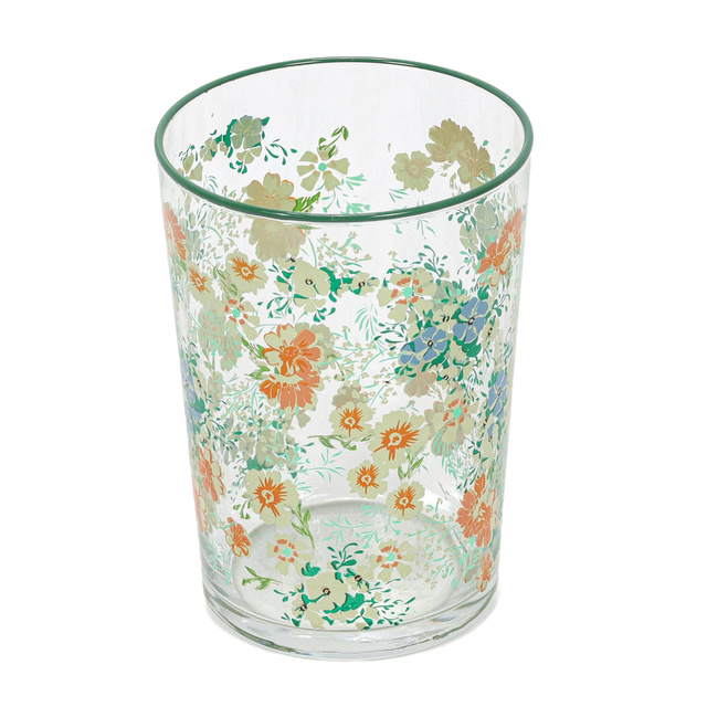 Pahar mare cu model floral, 510 ml