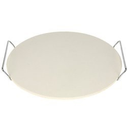 Piatră pentru coacerea pizzei, pâinii + suport metalic pentru servire