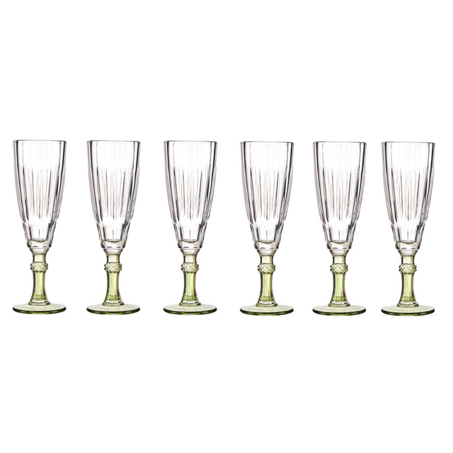 Set 6 pahare pentru sampanie,170 ml