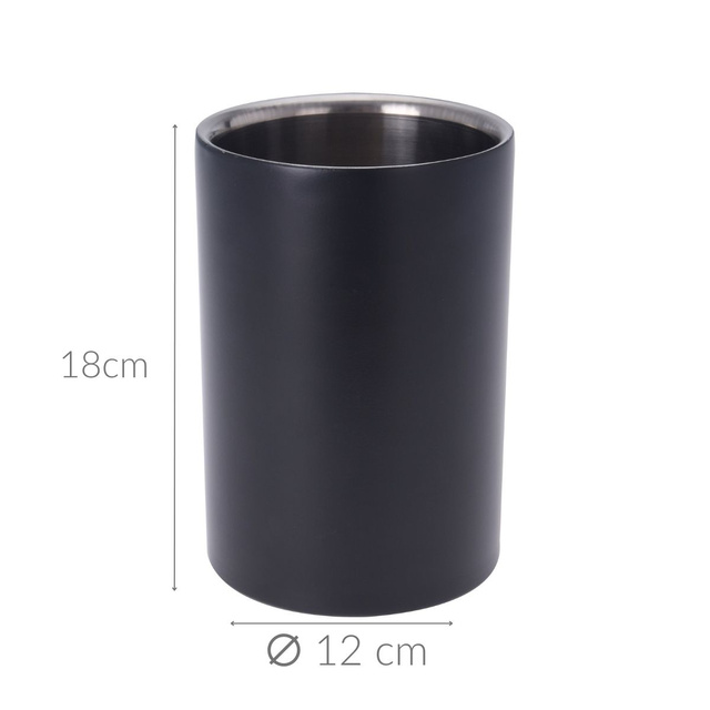 Suport sticla de vin COOLER, inox, 18 cm