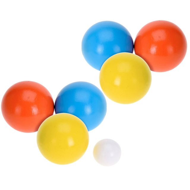 Set de 6 buburi de agrement pentru PENTAQUE + Ball 7 Elemente