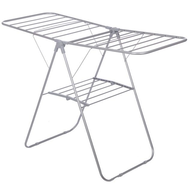 Uscător de rufe cu aripi pliabile, pe două niveluri