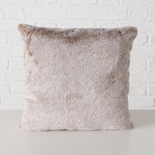 Perna cu motiv de pluș LIO, 35 x 35 cm