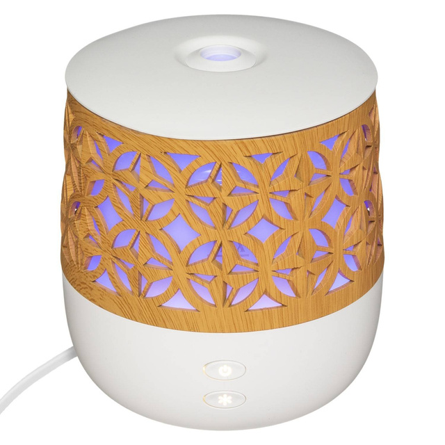 Difuzor de arome USB cu iluminare colorată, 100 ml