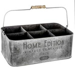 Jardiniera metalica HOME EDITION in stil vintage, 36,5 x 23,3 x 13,9 cm