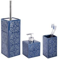 Un set de accesorii pentru baie CORDOBA DARK BLUE, WENKO