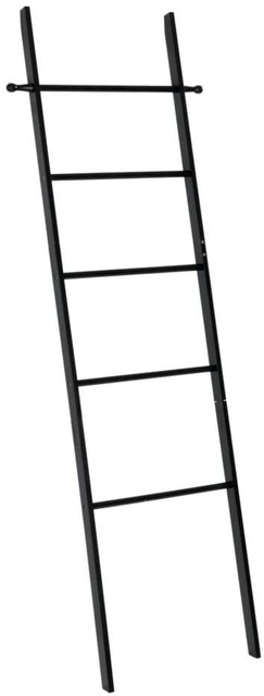 Scara de baie SURI BAMBOO, culoare neagra, Wenko