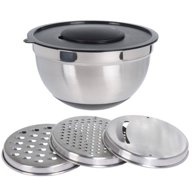 Set bol inox cu răzătoare, Ø 27 cm