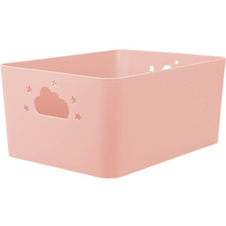 Recipient pentru jucării SKY, 34,5 x 25 x 15 cm, roz