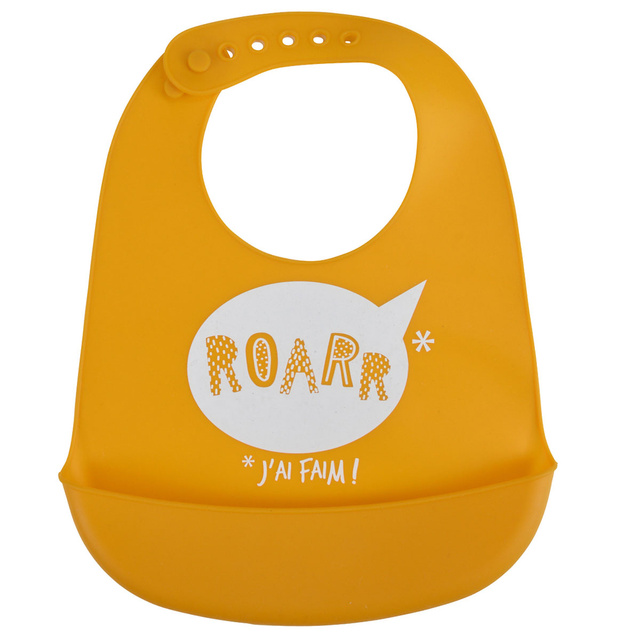 Bavetica din silicon cu buzunar