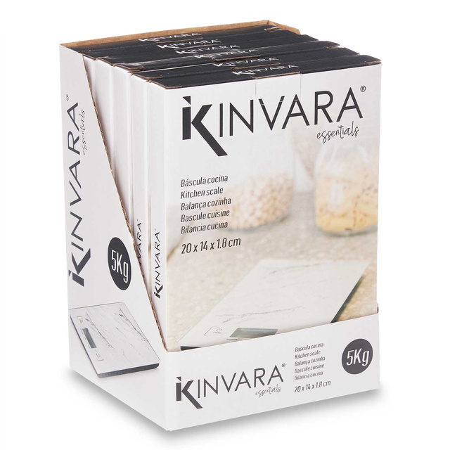 Cantar electronic de bucatarie, model de marmura