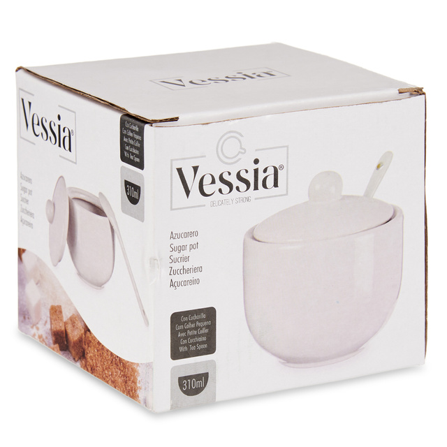 Zaharnita din ceramică cu lingură