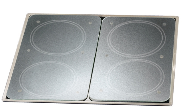 Plăci de protecție din sticlă pentru aragaz - 2 bucăți în set, WENKO, transparente